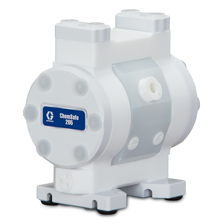 GRACO ChemSafe 205｜ChemSafe 耐腐蚀隔膜泵 气动双隔膜泵 系列参考图